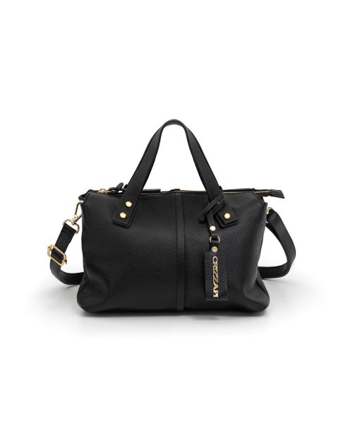 Bolsa Tiracolo Com Dois Foles | CR-965 - Preta