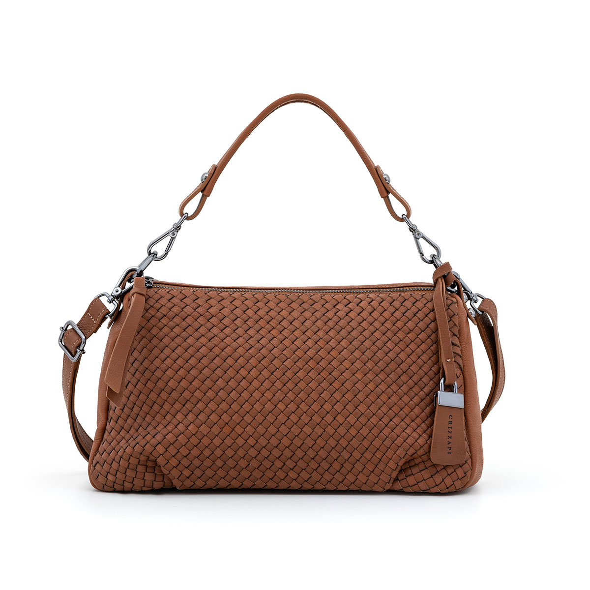 bolsa-de -tresse-de-couro legitimo-baguette bag-marrom-cr-11235-crizzapi