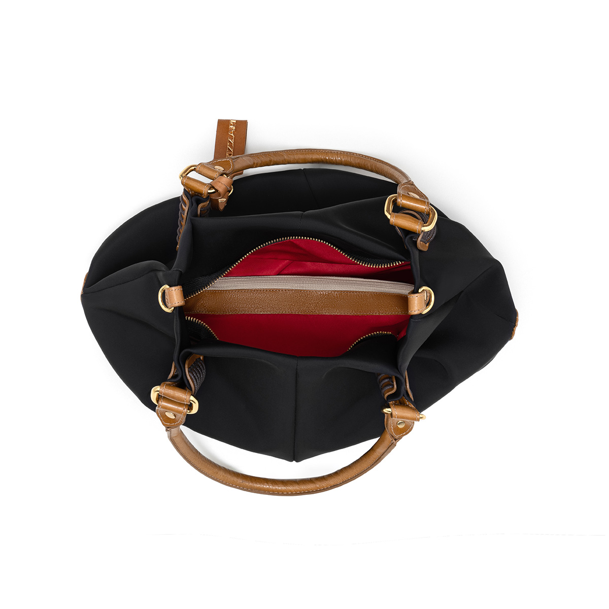 bolsa-feminina-de-nylon-alça-ombro-preto-crizzapi