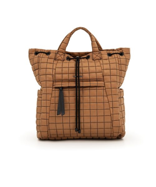 Bolsa Shopping Grande Nylon | CR-11291 - Caramelo