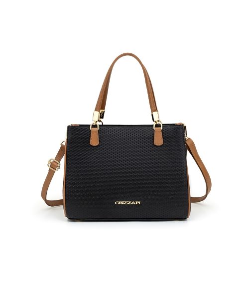 Bolsa Tiracolo Com Compartimento E Alças Flexíveis | CR-597 - Preta