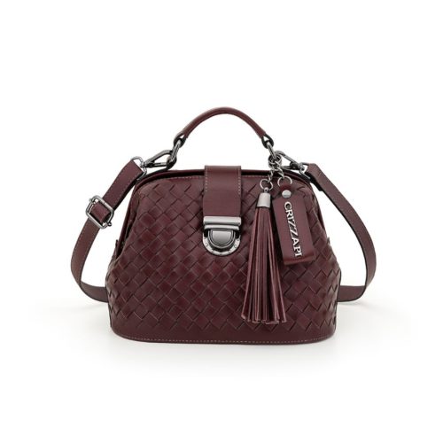 Doctor's Bag Tiracolo Tresse Manual | CR-708 - Bordô