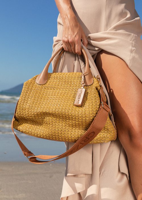 Bolsa Tote Trama | CR-231 - Mostarda