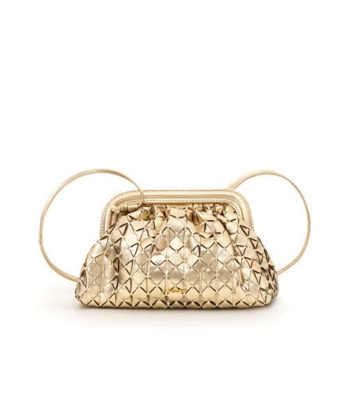 Bolsa Tiracolo Clutch Tressê Manual | CR-1111 - Ouro