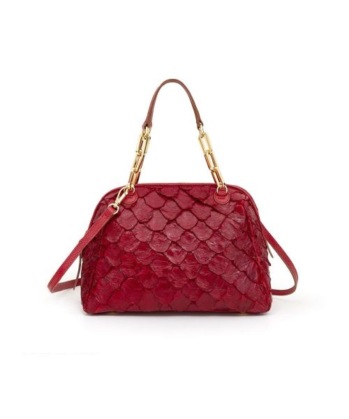 Bolsa Tiracolo Pirarucu Legítimo | CR-833 - Vermelha