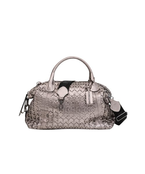 Bolsa Tote Tressê Manual Couro | CR-231 - Prata