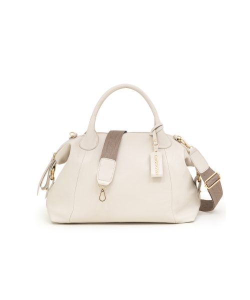 Bolsa Tote Ícone Couro | CR-231 - Off White
