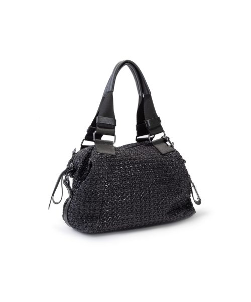 Bolsa Tote Média Alça Ombro Trama | CR-1155 - Preta