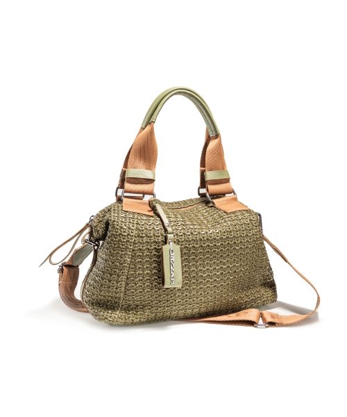 Bolsa Tote Média Alça Ombro Trama | CR-1155 - Verde