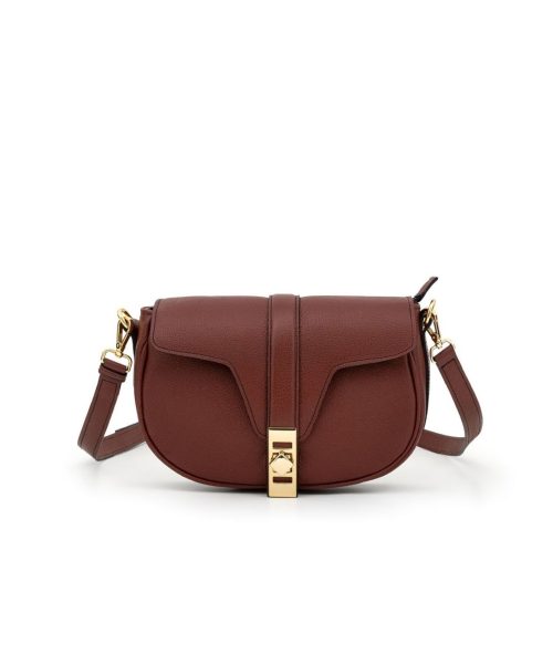 Bolsa Saddle Média Pequena | CR-11208 - Burgundry