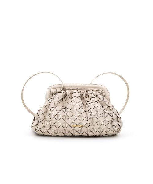Bolsa Tiracolo Clutch Tressê Manual | CR-1111 - Off White