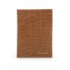carteira-feminina-porta-passporte-cartões-crizzapi-frente-croco-caramelo